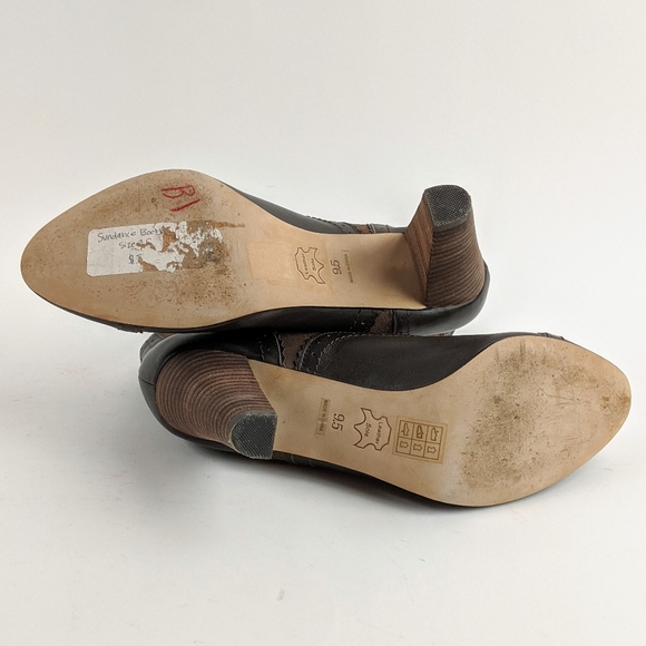 Sundance Hampstead Brown Suede Booties | Women’s 9.5 | Slip-On Ankle Boots - Picture 4 of 14